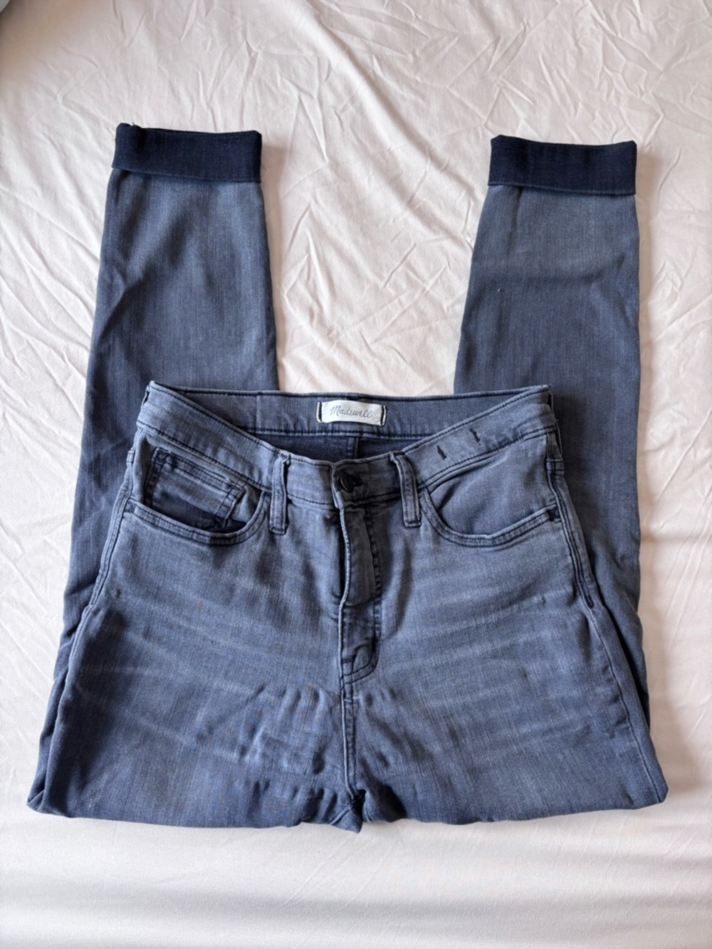 Madewell Women's Dark Gray 9” jeans